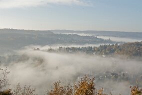 Brume vue du monument Donnay null